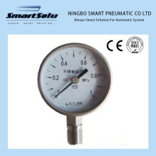 Ordinary Type Pressure Gauge with White Case